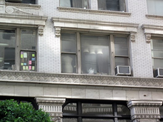 Dressmakers dolls in the window