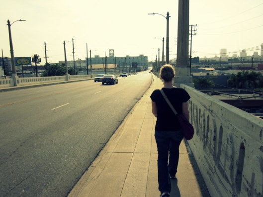 Walking on the 6th Street Bridge
